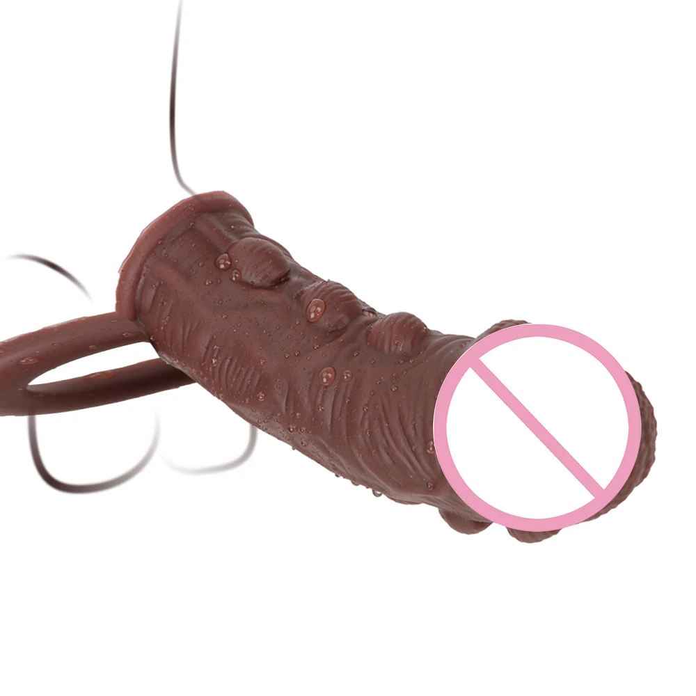 14 cm, z Dodatkom Kondomi za Širitev Penis Extender Spolnih Igrač za Moške Velik Penis, Dildo Stapon Analni Čep Nekaj Orodja Odraslih Izdelki