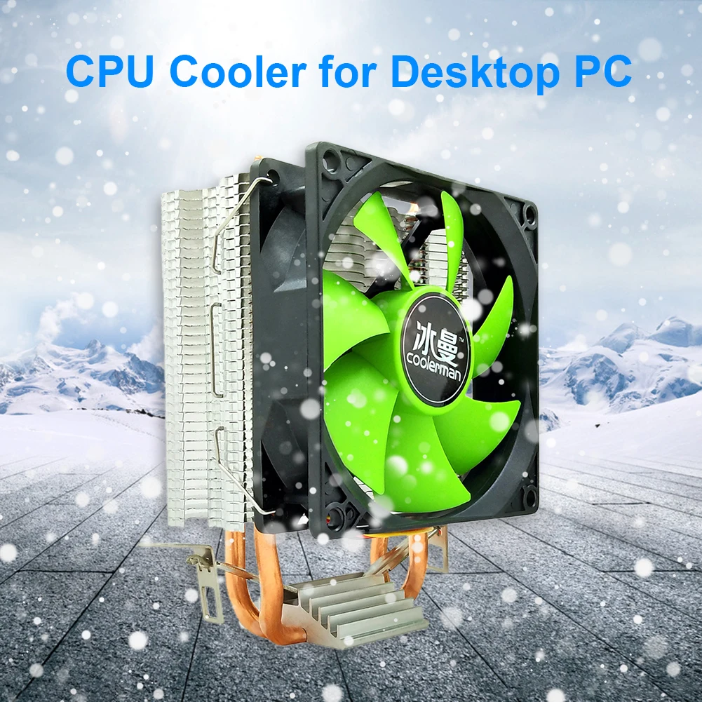 SNEŽAK Toplotne Cevi CPU Hladilnik PWM 3 Pin PC Tiho 90 mm Intel i5 LGA 2011 775 1200 1150 1151 1155 1156 AMD AM3 AM4 CPU Ventilator za Hlajenje