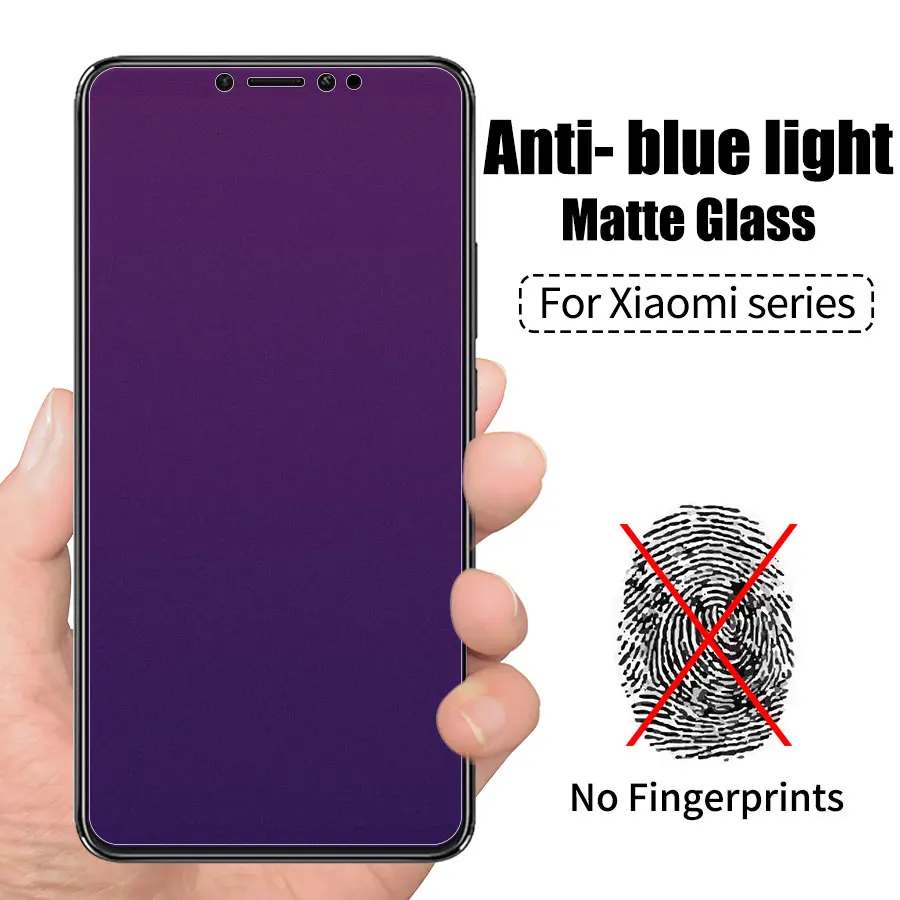 Mat Motnega, Anti UV Kaljeno Steklo za Xiaomi Mi 9T 10T Pro Redmi 7 7A 9 9A 9C Opomba 7 8 9 9 Max Poco X3 Poco F2 Pro Film