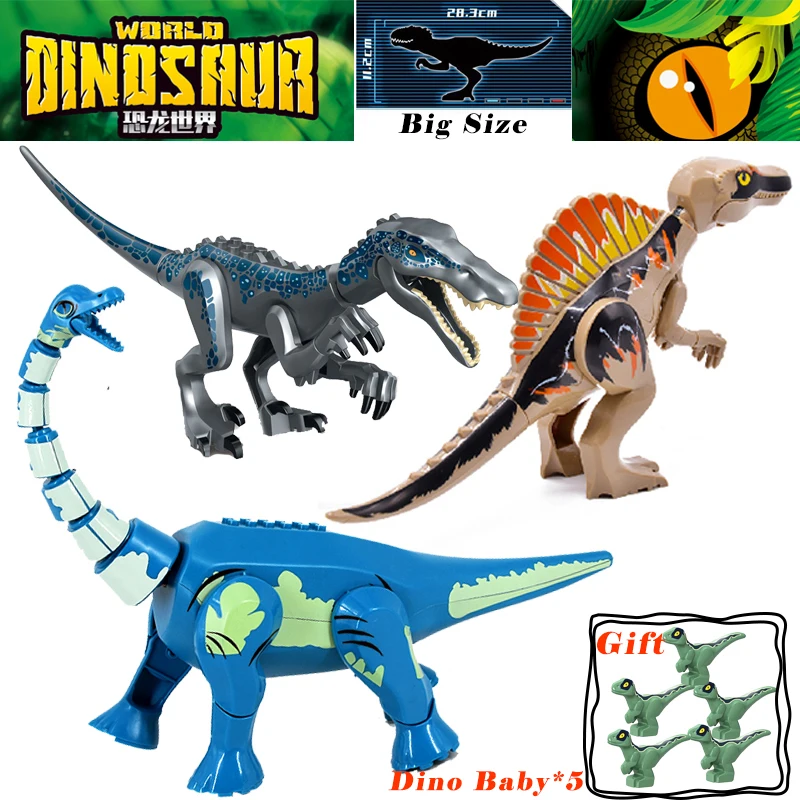 Brutalno Raptor Stavbe Jurassic Bloki Svetu 2 MINI Dinozaver Številke Opeke Dino Igrače Za Otroke Dinosaurios Božič