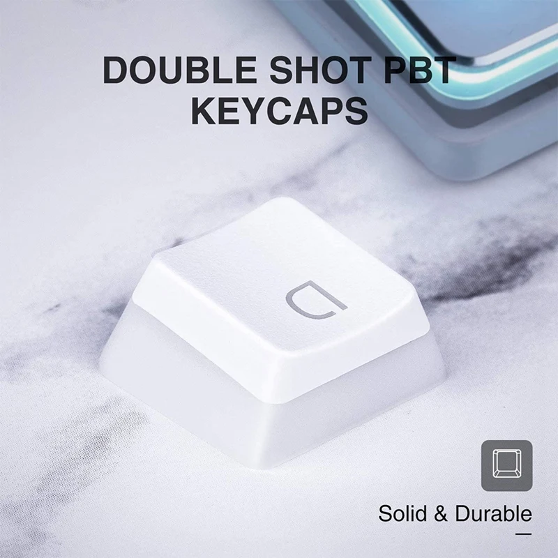 Dvojni Strel PBT Puding Keycaps 104 Prosojno Piling Keycap Združljiv s Češnje MX Mehanska Tipkovnica s Puller