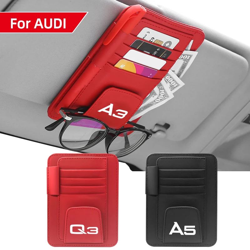 Avto poslovno kartico, banka imetnika kartice za Audi A3 8P 8V A4 B8 B6 A6 A7 C6, C5 Q2 Q3 V5 V7 V8 TT TTS Avto očala posnetek Avto Dodatki