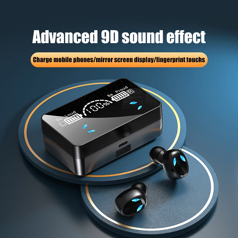 JFWEN X3 TWS Bluetooth 5.0 Slušalke Brezžične Slušalke 9D Stereo Šport Nepremočljiva Čepkov Slušalke za polnjenje pametni telefon