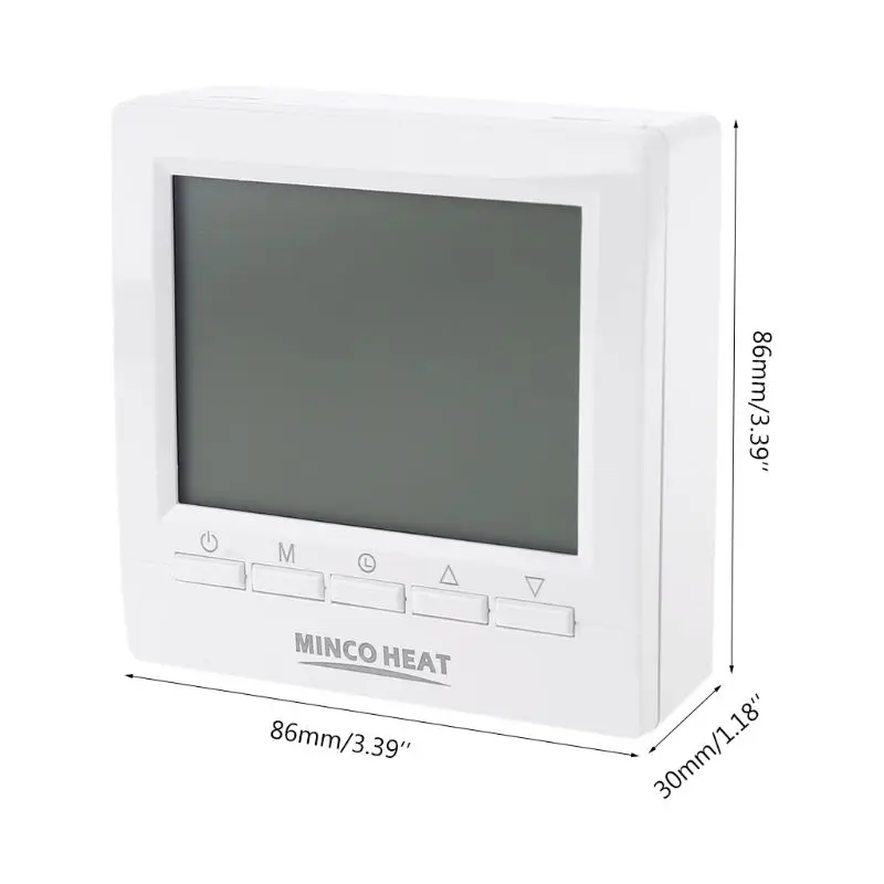 LCD Plina Kotlovski Termostat 3A Tedensko Programiranje Soba Ogrevanje Temperaturni Regulator 86x86mm ME83L Visoko Kakovost in Nove blagovne Znamke