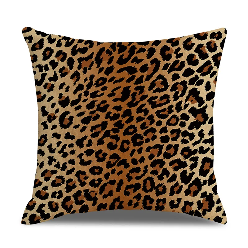 Leopard Vzorec Vrgel Blazine Živali Teksture Leopard, Tiger, Žirafa, Sedežne Blazine Kritje za Kavč Dekor Prevleke