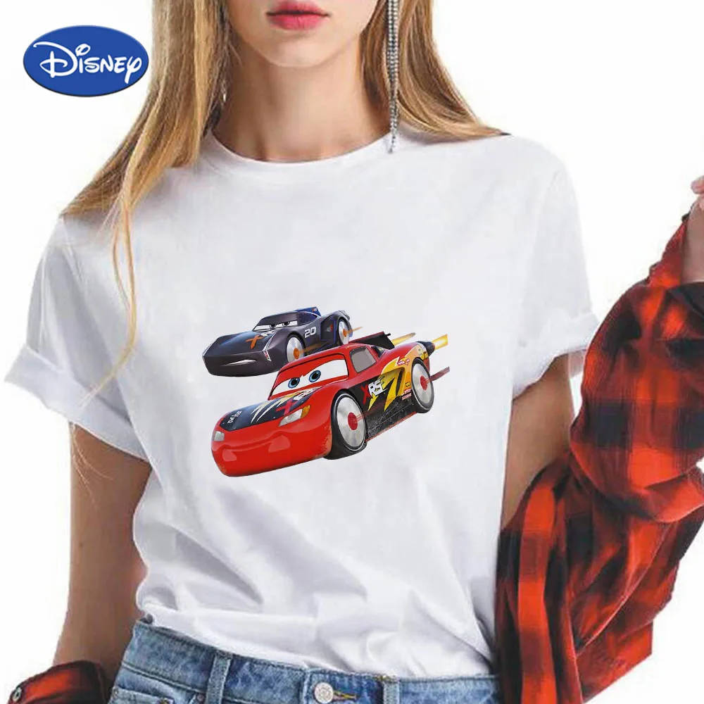Ženske Tee Majica Disney korejski Oblačila Tshirt Moda za Mlade Priložnostne Vrh Srčkan Avto Kratek Rokav 2021 Novo Harajuku 90. letih Ženski Oster
