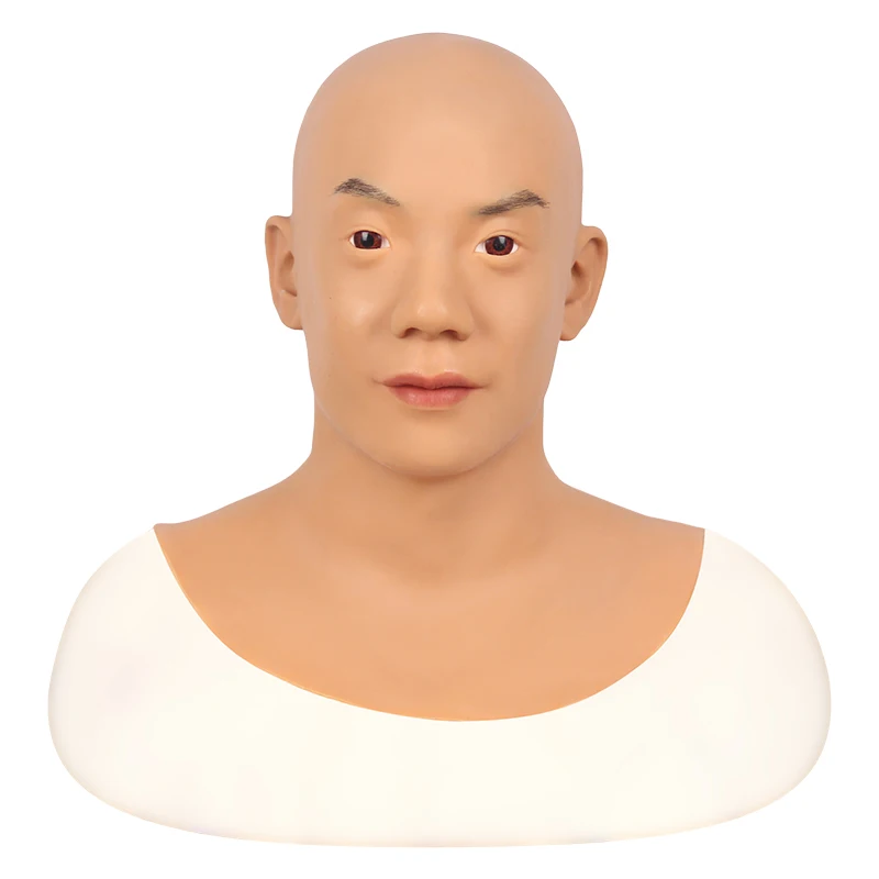 Beth Azijskih Mladih Moških Realne Mehki Silikonski Moški Masko za Maškarada Halloween Cosplay Crossdresser Drag Queen Transseksualci