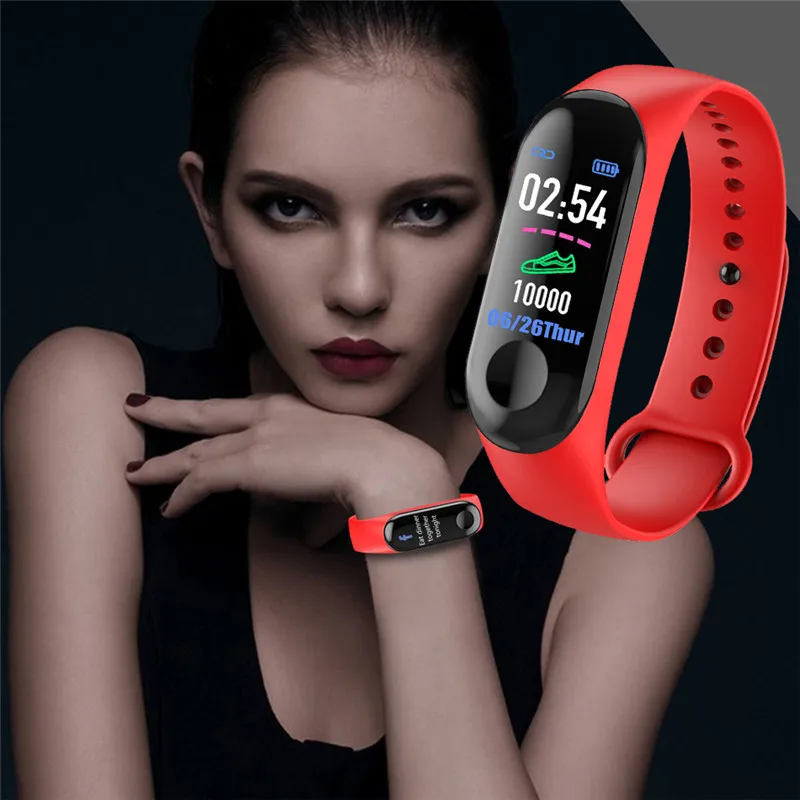 Telefon Watch Band Pametna Zapestnica Barvni Zaslon Na Dotik Fitnes Tracker Krvnega Tlaka, Srčnega Utripa Smart Band