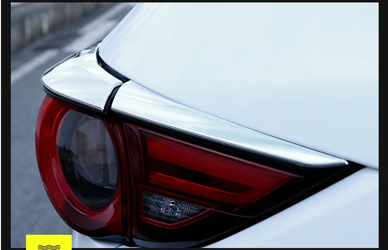 Za Mazda CX-5 cx 5 cx5 KF 2017 2018 2019 2020 ABS Chrome rep luči zajema trim avto styling zadaj lučka za kritje auto dodatki