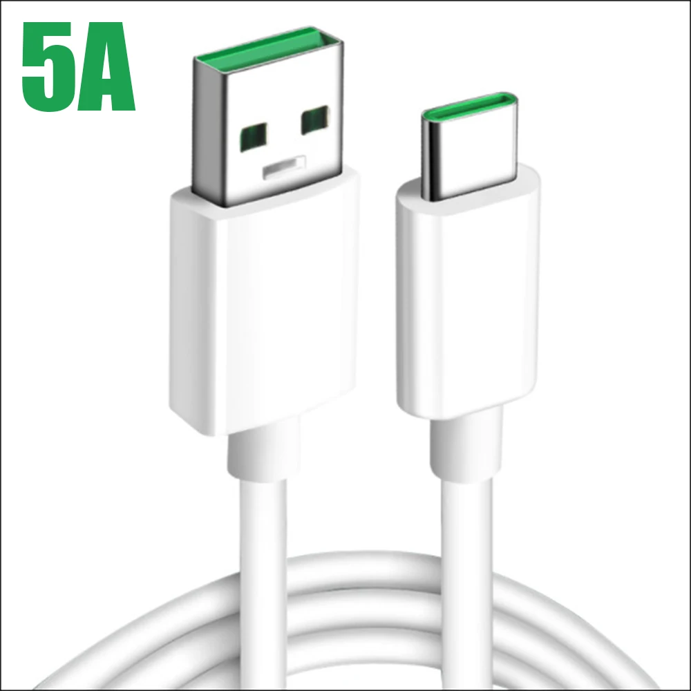 1m USB Hitro Kabel za Polnjenje 5A Tip C Super Flash Polnilnik, Kabel 4A Micro USB Hitri Polnilnik Line Podporo VOOC za OPPO