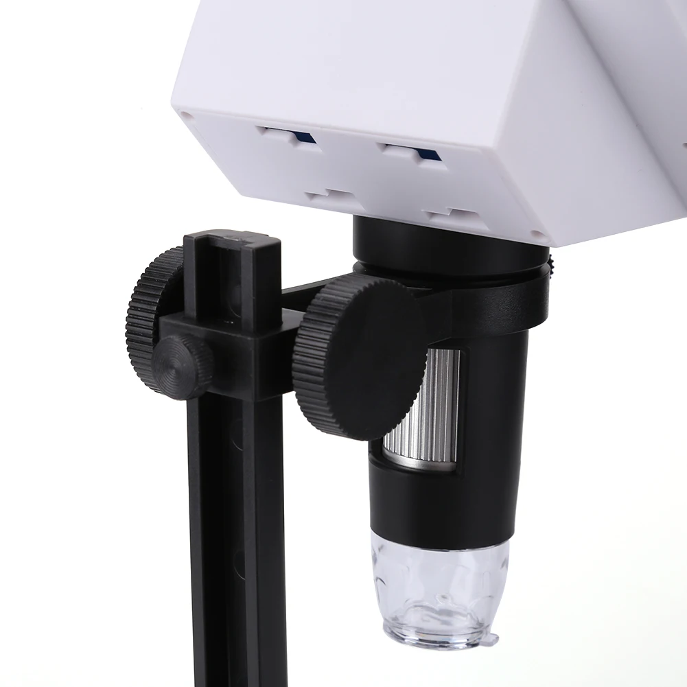 Digitalni Mikroskop za Gledanje Telefon Popravila Elektronskih 2MP 4.3 palčni HD Zaslon LCD 1000X Orodje Lupa z 8 LED Luči Nosilec