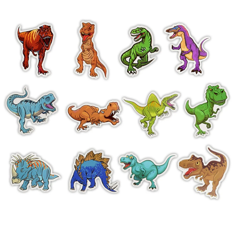 50Pcs/Veliko Dinozaver Serije Doodle Osebnost Risanka Dinozaver Nalepke Skateboard Kitara Računalnik Nalepke Nalepka Otrok Igrača