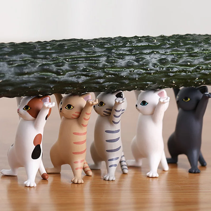 Eno Edinstveno Ustvarjalno Urad Namizno Stojalo Ornament Plastičnih Elastična Skladiščenje Živalskih Darilo Mačka Pero, Držalo Za Otroke