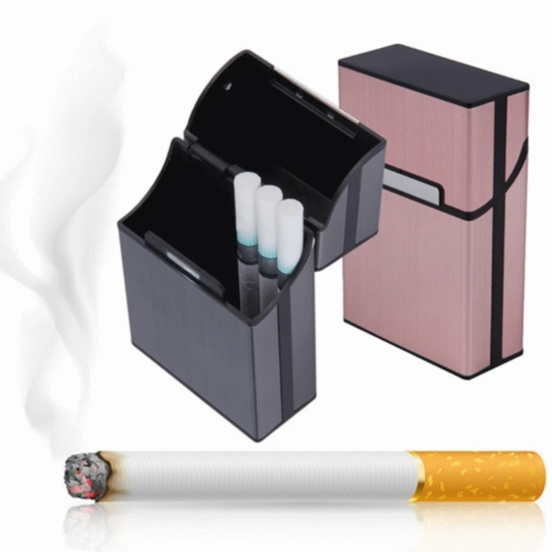 1PC Candy Barve Cigaret Primeru Moda Aluminija 20 KOSOV Cigaret Zmogljivosti Cigarete Primeru Magnetne Sponke Tobak Polje Ženske Moški
