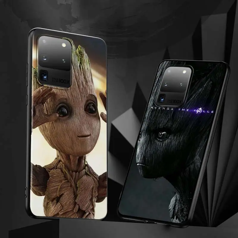 Marvel Groot Za Galaxy Samsung A91 A81 A71 A72 A51 A52 A42 A41 A31 A32 A21 A12 A11 A01 A02 Mehko Primeru Telefon