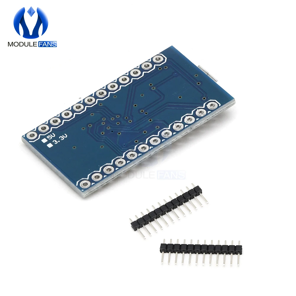 Pro Mikro ATmega32U4 5V 16MHz Zamenjajte ATmega328 za Arduino Pro Mini z 2 Vrsta Pin Header za Leonardo Mini Usb Vmesnik