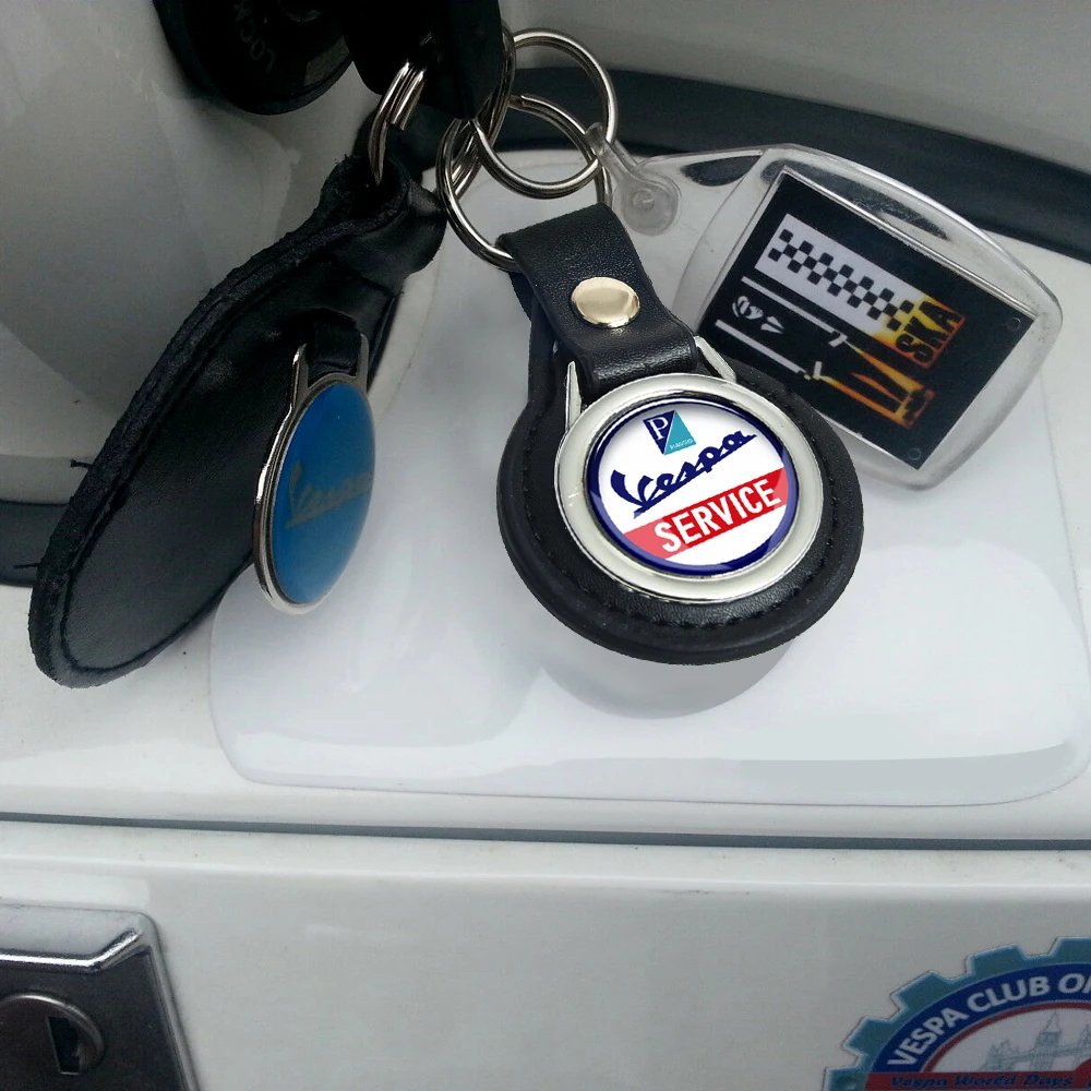 Motorno kolo Keychain Key Ring Primeru za Piaggio Vespa Merano Sprint GTS GTV 50 150 300 itd