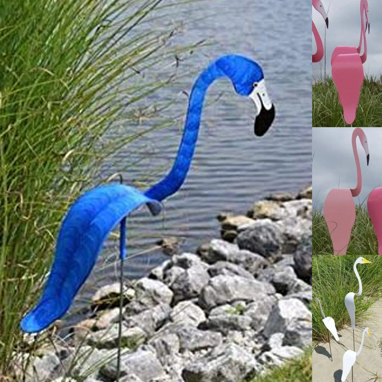 Vrt Flamingo, Vetra Kazalnik Vrtenjem Vrtenje Ptica Kiparstvo Na Prostem Vrt, Dvorišče Dvorišče Dekoracijo Zavrtimo Ptic Ornament