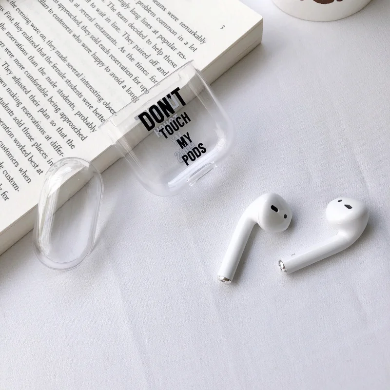 Moda LJUBEZEN Primeru Težko Za Apple AirPods Primeru Brezžične Bluetooth Slušalke Zaščitni Pokrov Za Airpods Dodatki