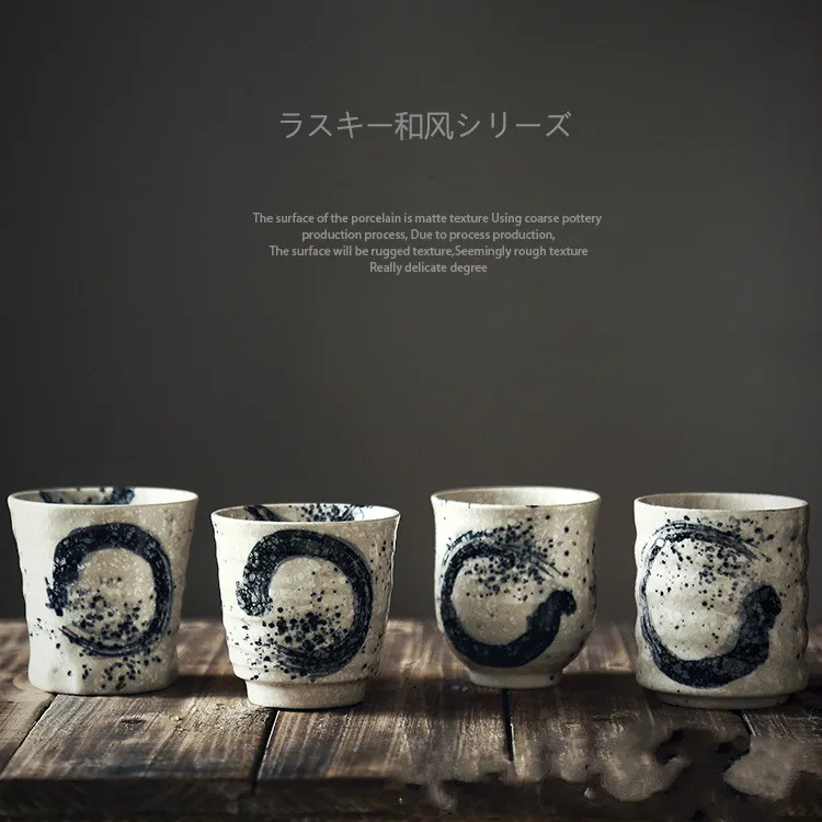 Japonska in Južna Koreja keramično skodelico čaja lončenina ročno poslikano pokal Japonski Kung Fu čaj skodelica kave skodelice mleka