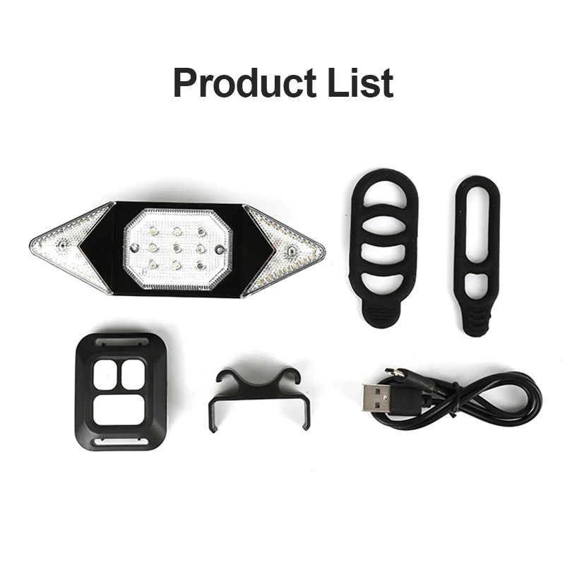 LED Kolesa, Lahka Kolesarska Luč USB, ki označuje Polnjenje Mtb Gorsko Kolo Zadaj Rep Laser Vključite Opozorilne Luči Brezžični Daljinski