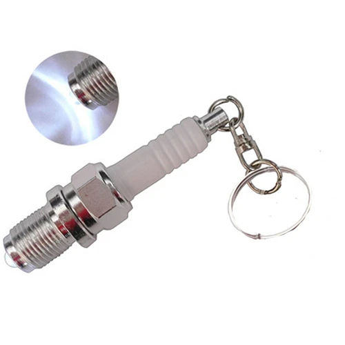 1PCS LED Key Chain Avto Del obesek za ključe, Vroče Prodaje Priložnostne svečko Ključnih Verige Unisex Novost LED Luči svečko Zunaj Keychain