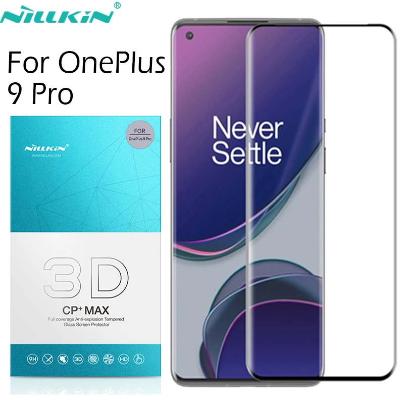 Za OnePlus 9 Pro Stekla Nillkin Polno Kritje Kaljeno Steklo Zaščitnik Zaslon 3D DS+CP MAX+MAX Varnost Film, 1+9 Pro