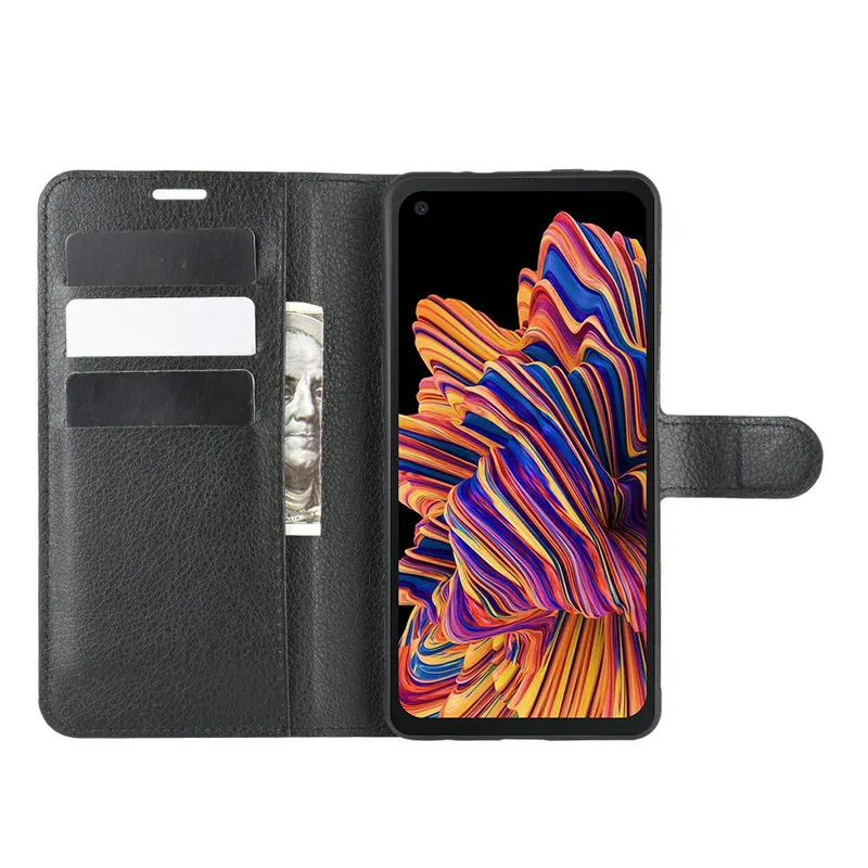 Denarnica, Telefon, Ohišje za Samsung Galaxy Xcover Pro SM-G715F Flip Usnja Kritje Primeru Capa Etui Fundas