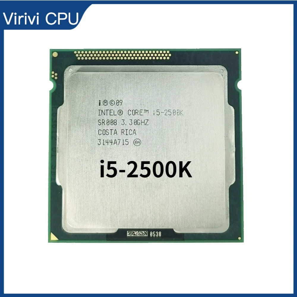 Uporablja Intel i5 2500K Quad-Core 3.3 GHz LGA 1155 Procesor TDP 95W 6 MB Predpomnilnika Z HD Graphics core i5-2500k CPU Desktop