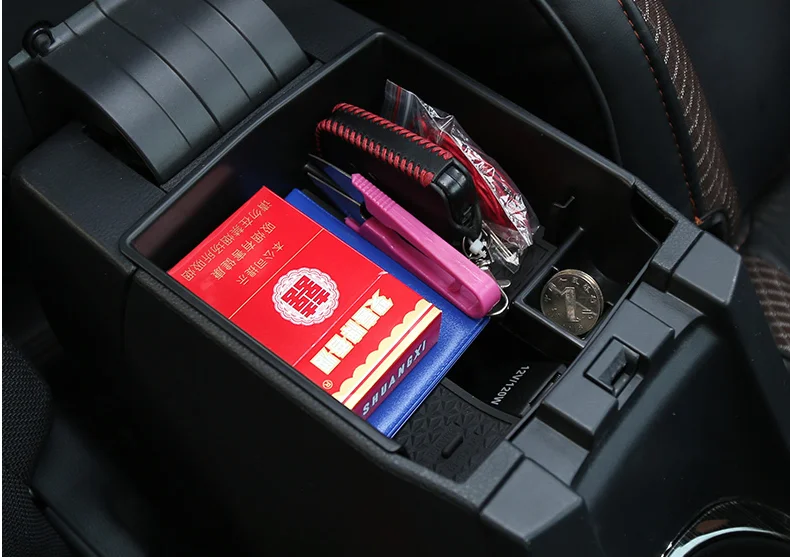 Smabee Avto Centralne Armrest Box škatla za shranjevanje za Toyota Corolla 2019 2020 sredinske konzole Dodatki Black Kovanec polje