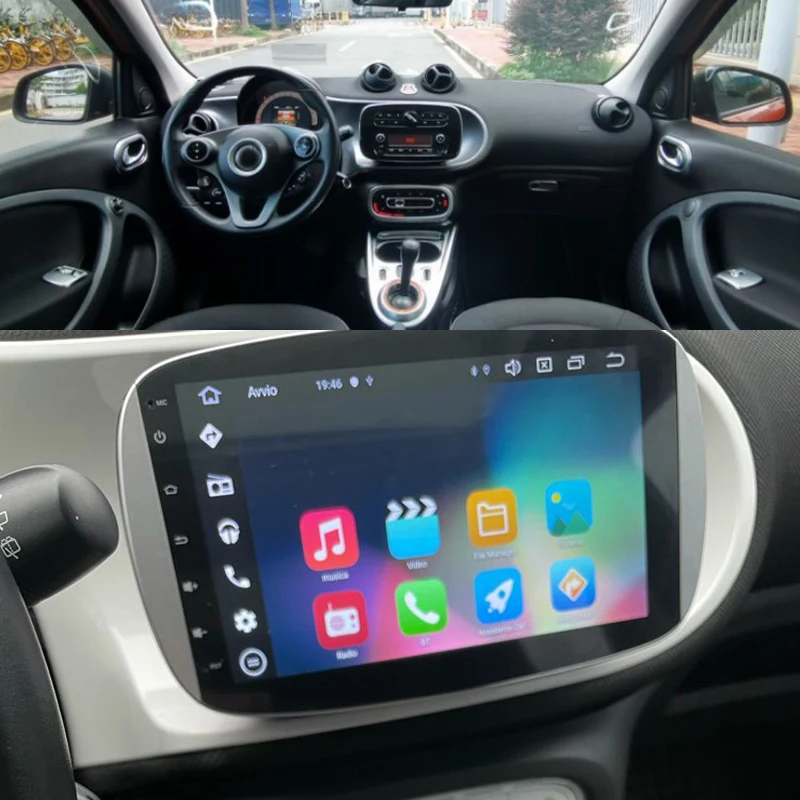 Android Radio,CarPlay za Mercedes Smart 453,fortwo,forfour,-2018,9 palčni IPS Internet 4G