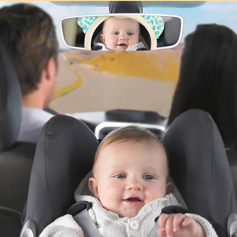 Novo Srčkan Baby Zadaj gleda v Ogledala Nastavljiva Avto Baby Ogledalo Varnostni Avto Sedež Nazaj Ogledalo za Otroke Otrok Malčka