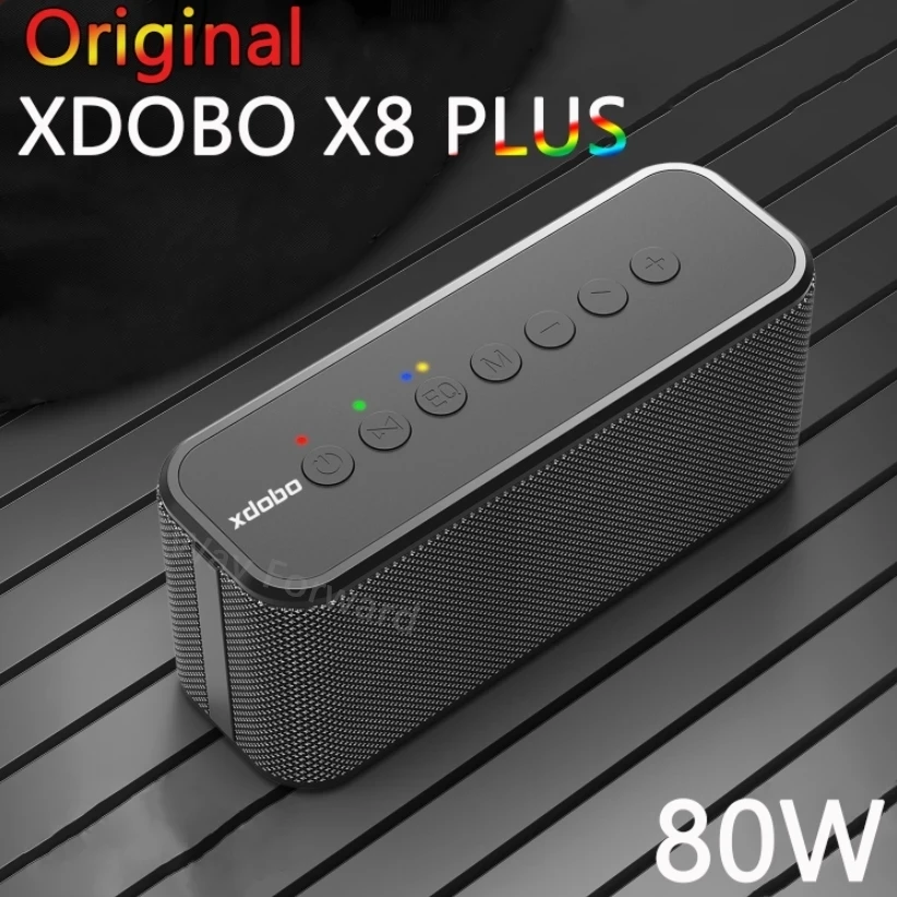 Xdobo Bluetooth Zvočnik 80W High Power Prenosni Stereo Zvočnik Brezžični Glasbeni Avdio Podpira TF Kartice FM Radio Nepremočljiva Št.