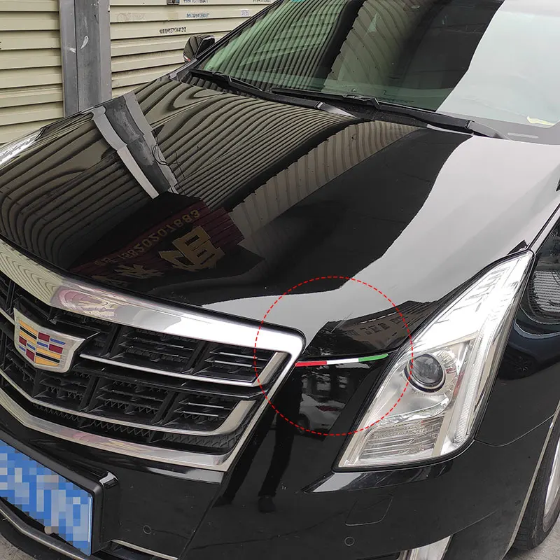 Avto glave rearview mirror dekoracijo garland nalepke, Italija Francija barve Za Cadillac XTS XT4 XT5 XT6 CT5 CT6 CT4 ATSL