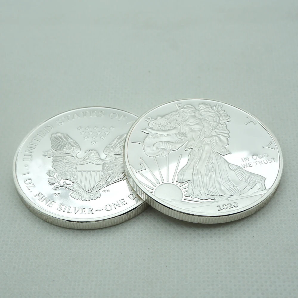 Liberty Orel Kovanec za 1 oz Fine Srebrni Zbirateljskih Amerike United Kip Izziv Kovancev