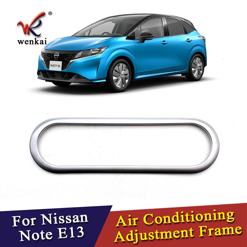 Za Nissan Note 2021 E13 ABS Krom Mat Centralne Konzole klimatske naprave Prilagajanje Polje Avto Dodatki