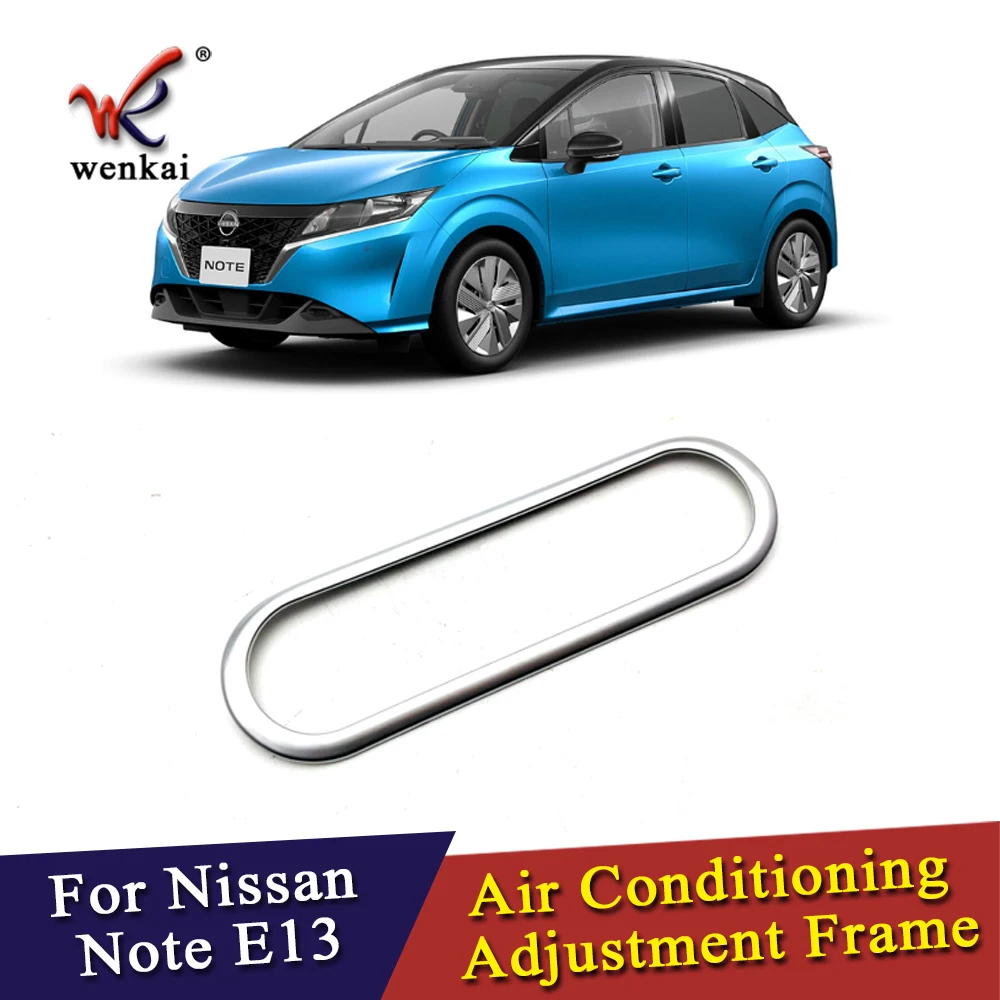 Za Nissan Note 2021 E13 ABS Krom Mat Centralne Konzole klimatske naprave Prilagajanje Polje Avto Dodatki