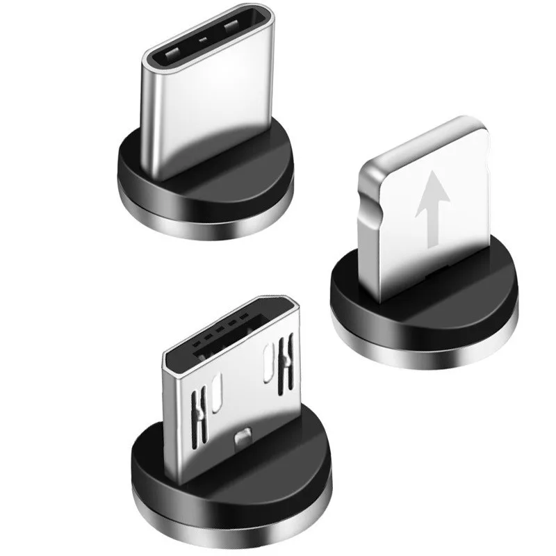 Magnetni krog Kabla Tip vtiča C Micro USB C Čepi za Hitro Polnjenje Telefona Microusb Tip-C Magnet Polnilnik Za iPhone 11 12 Pro