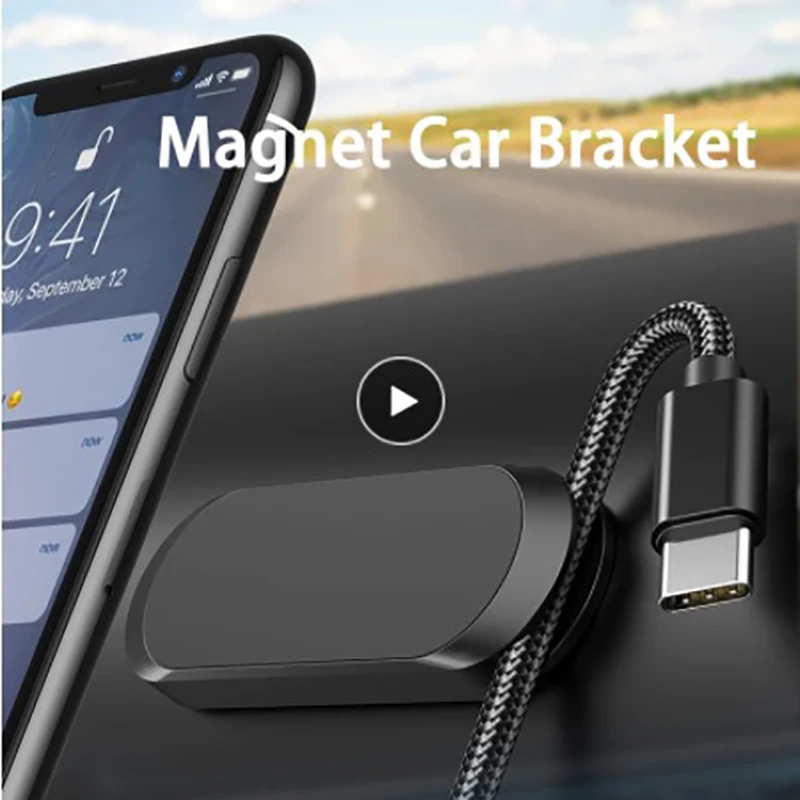 Magnet Avto Nosilec za Shranjevanje Organizirati Linije Telefonski Kabel Magnetni Nosilci Sesalna Za Avto sem obliki Mobilni Telefon, Držalo za Organizacijo