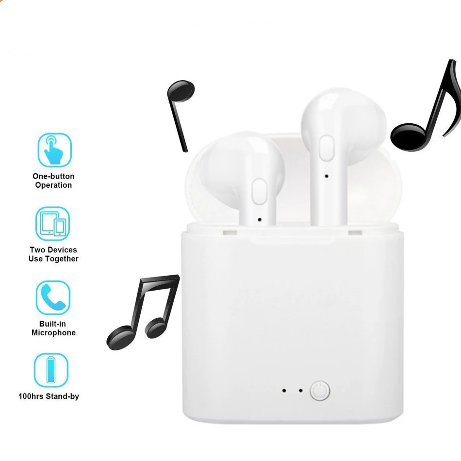 I7s TWS Brezžične Slušalke Bluetooth 5.0 Slušalke Športne Čepkov Slušalke Z Mikrofonom Polnjenje Polje Za iPhone FORXiaomi&Vsi Telefoni