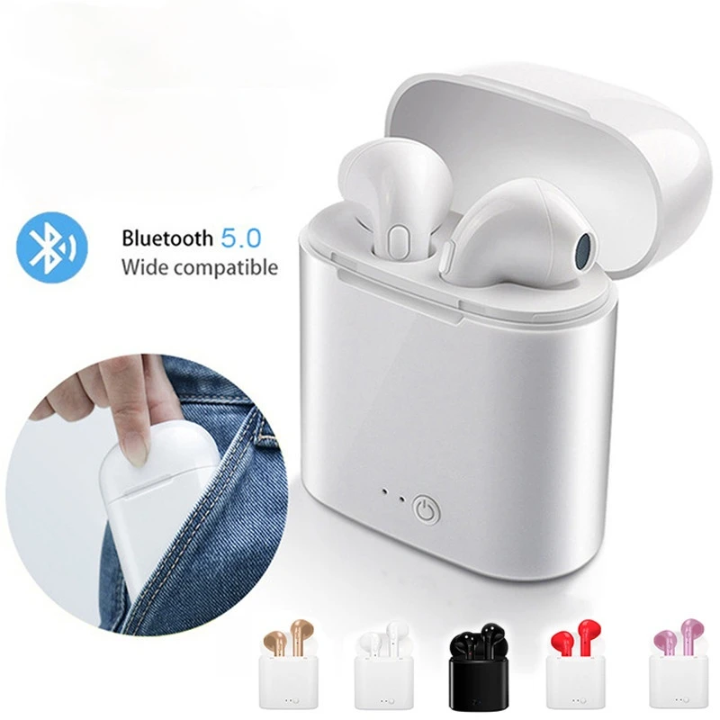 I7s TWS Brezžične Slušalke Bluetooth 5.0 Slušalke Športne Čepkov Slušalke Z Mikrofonom Polnjenje Polje Za iPhone FORXiaomi&Vsi Telefoni