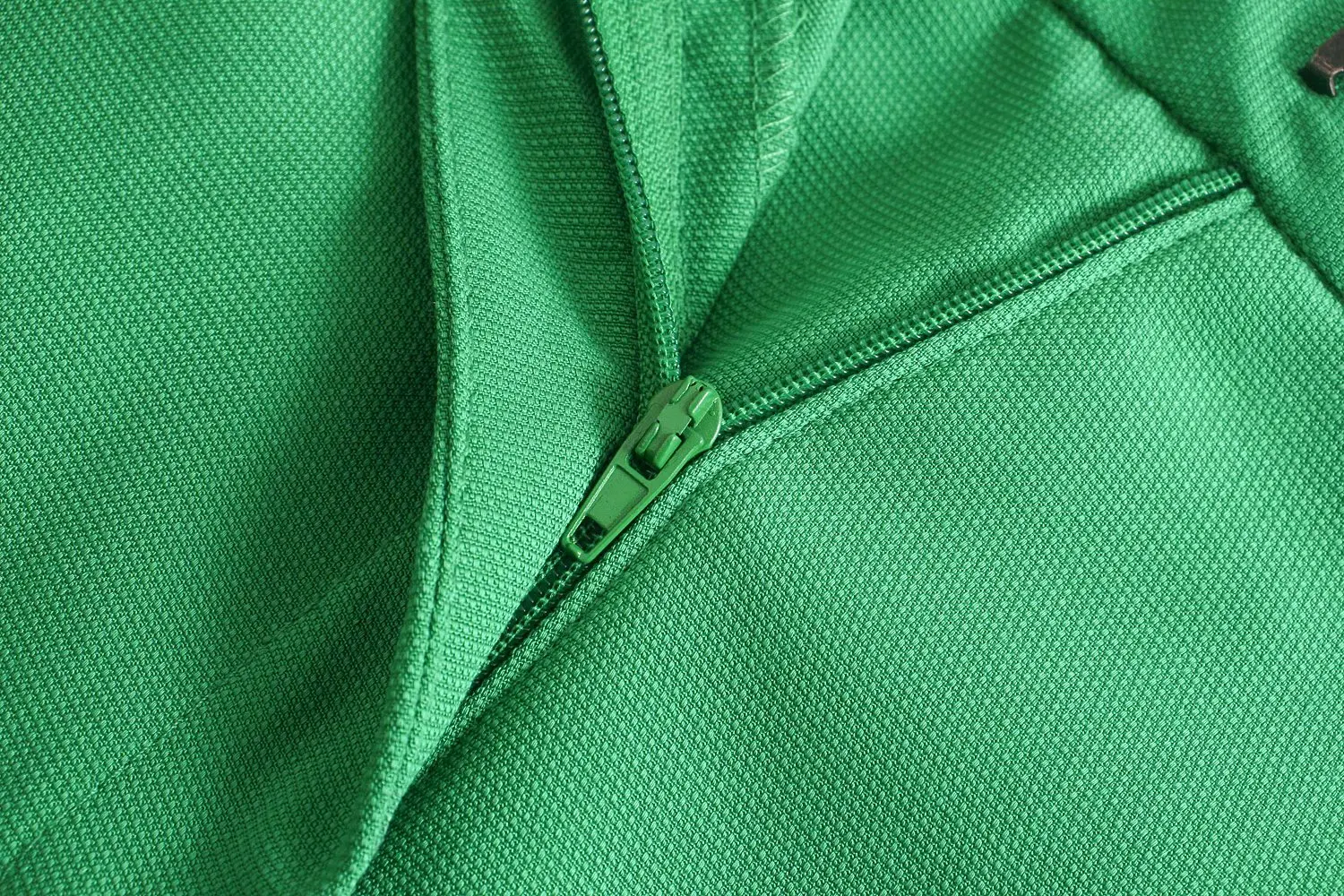 Toppies 2021 Zeleno Obleko Nastavite Ženske Dva Kosa Hlače Nastavite Gumb Jopič Suknjič Visoko Pasu Hlače