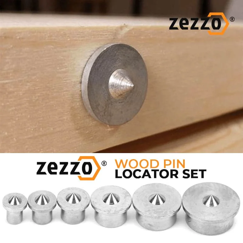 6PCS Zezzo® Lesa Pin Lokator Set 4 mm-12 mm Multi zidnim vložkom Center Točko Nastavite Orodje za Skupno Usklajevanje Pin Lesa Les Marker
