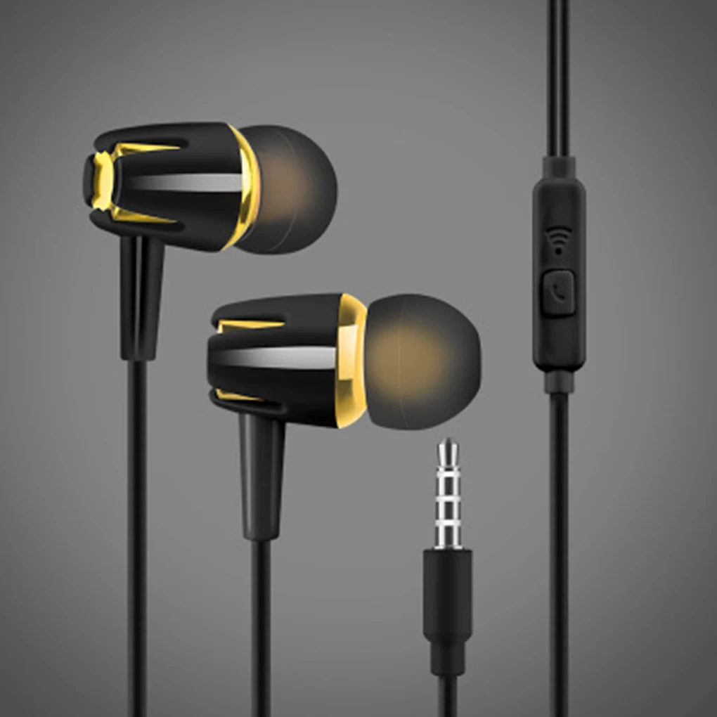Žične Stereo Slušalke V Ušesa Slušalke, ki Teče Športne Slušalke Žična Slušalka, Slušalke z Mikrofonom za IOS za Android