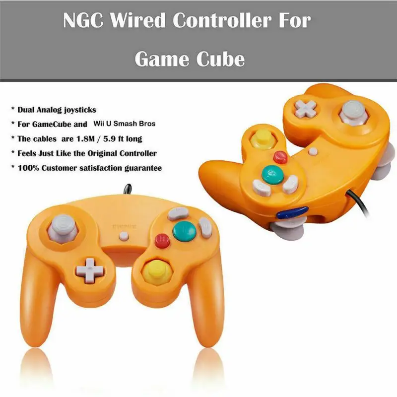 Žično Gamepad Za Nintend NGC GC Za Gamecube Krmilnik Za Wii Wiiu Gamecube Za Palčko Joypad igralne Konzole Dodatki