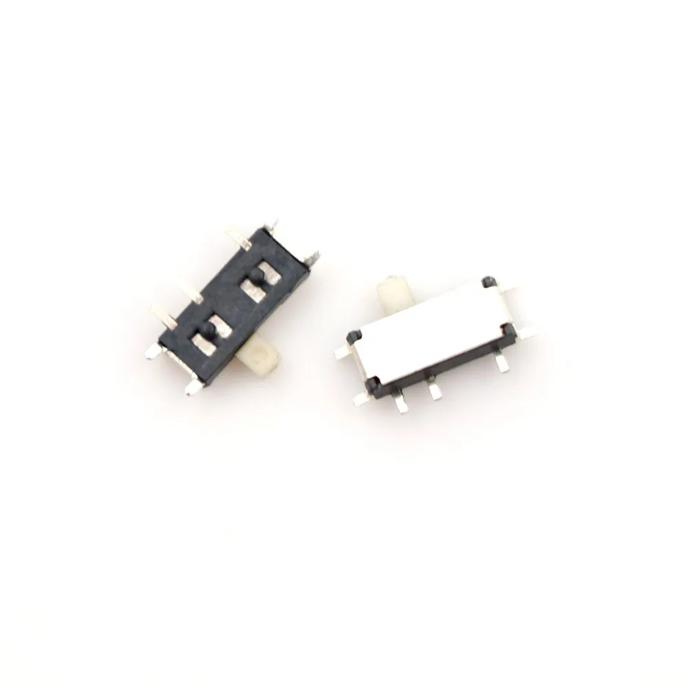 20PCS Mini 7-Pin Za vklop/Izklop 2Position Mikro Stran Preklop Stikala Miniaturni Horizontalno drsno SMD