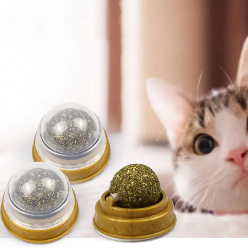 1 Pc Naravnih Catnip Mačka Steno Palica na Žogo Igrača Obravnava Zdrave Naravne Trave Snack
