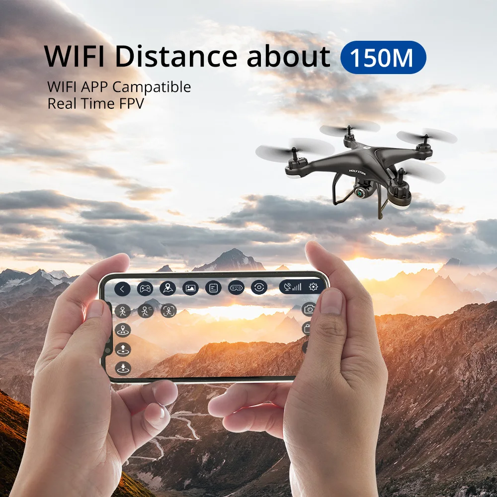 HS120D 2K GPS RC Fotoaparat Brnenje FPV HD Profissional Wifi RC brezpilotna letala Selfie Menoj Quadcopter otroci igrače z GPS