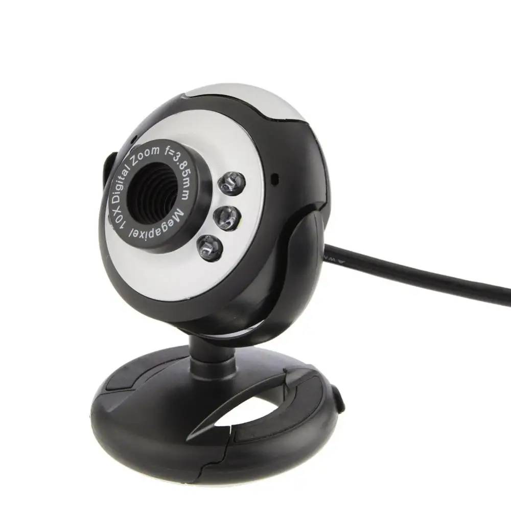 80% Off USB Webcam HD 12.0 MP 6 LED Nočna Lučka Spletna Kamera Vgrajen Mikrofon za Prenosni RAČUNALNIK