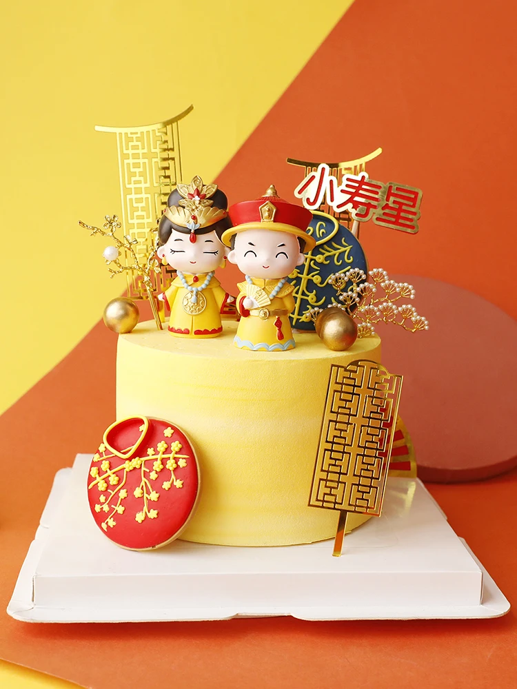 Brezplačna dostava za torto dekoracijo Kitajski klasična veter kraljica cesarica dekoracijo cesar dekoracijo doma dekoracijo Ljubezen Darila